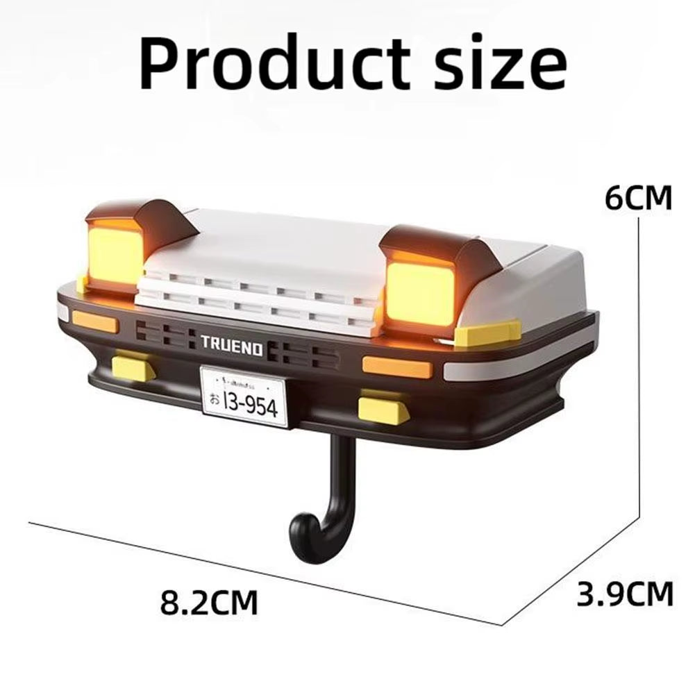 AE86 Car Headlight Key Holder Decor Creative Senior Key Hanger Wall-Mounted Home Key Hooks Room Wall Decoration Enthusiasts Gift