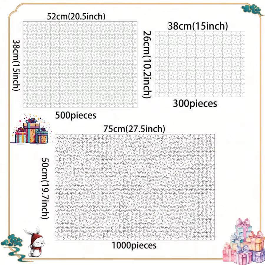 300/500/1000 Pieces Wooden Jigsaw Puzzle – San Francisco Trolley Landscape | Premium Puzzle for Adults, Families, and Kids | Perfect Gift for All Ages