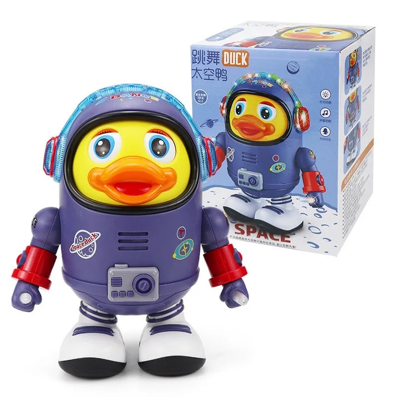 Dancing Duck Musical Toy | Interactive Light-Up Robot for Babies 6-12 Months | Educational Gift with Sounds and Lights