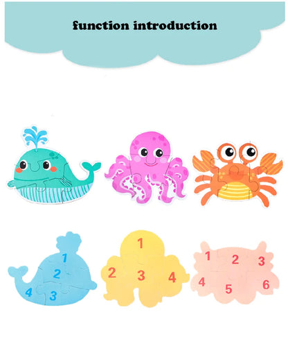 Baby Puzzle Montessori Educational Toys Wood 3D Puzzle Games Iron Box children Puzzles Jigsaw Wooden Puzzles For Kids 2 3 4 Year - Happy Bambino