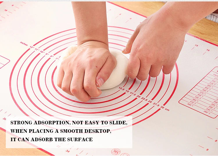 1PCS Kneading Dough Mat Silicone Baking Mat Pizza Cake Dough Maker Kitchen Cooking Grill Gadgets Bakeware - Happy Bambino