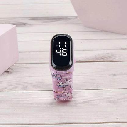 New Cartoon LED Figure Watch Children's Student Bracelet Watch Touch Electronic Watch - Happy Bambino