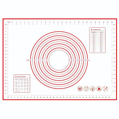 1PCS Kneading Dough Mat Silicone Baking Mat Pizza Cake Dough Maker Kitchen Cooking Grill Gadgets Bakeware - Happy Bambino