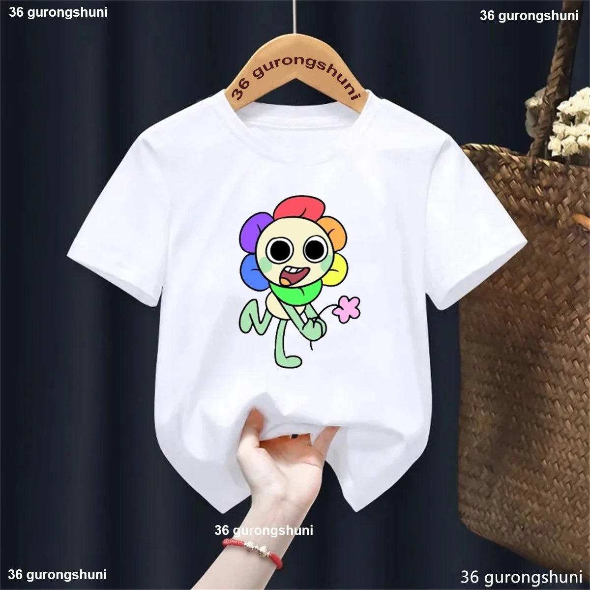 New T-Shirt For Boys/Girls Cartoon Dandys World Print T-Shirt Kids Fashion Trend Boys/Girls Universal Clothes Summer Baby Tshirt - Happy Bambino