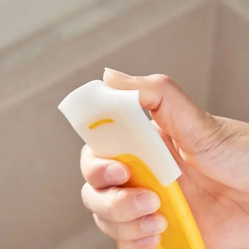 Cleaning Silicone Spatula Kitchen Scraper Soft Blade Scraper Brush Dirty Pan Pot Dishes Cleaner Tools Silicone Kitchen Utensils - Happy Bambino