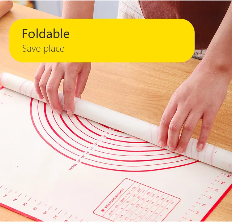 1PCS Kneading Dough Mat Silicone Baking Mat Pizza Cake Dough Maker Kitchen Cooking Grill Gadgets Bakeware - Happy Bambino