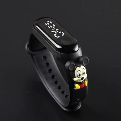 Fashion Mickey Children Watches For Girls Electronic Bracelet Sports Touch LED Spiderman Doll Kids Watch Women Waterproof Clock - Happy Bambino