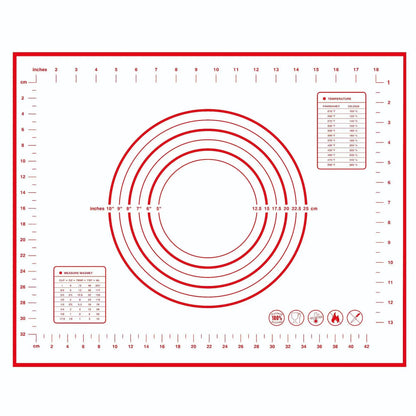1PCS Kneading Dough Mat Silicone Baking Mat Pizza Cake Dough Maker Kitchen Cooking Grill Gadgets Bakeware - Happy Bambino