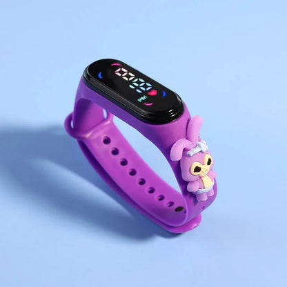 Fashion Mickey Children Watches For Girls Electronic Bracelet Sports Touch LED Spiderman Doll Kids Watch Women Waterproof Clock - Happy Bambino