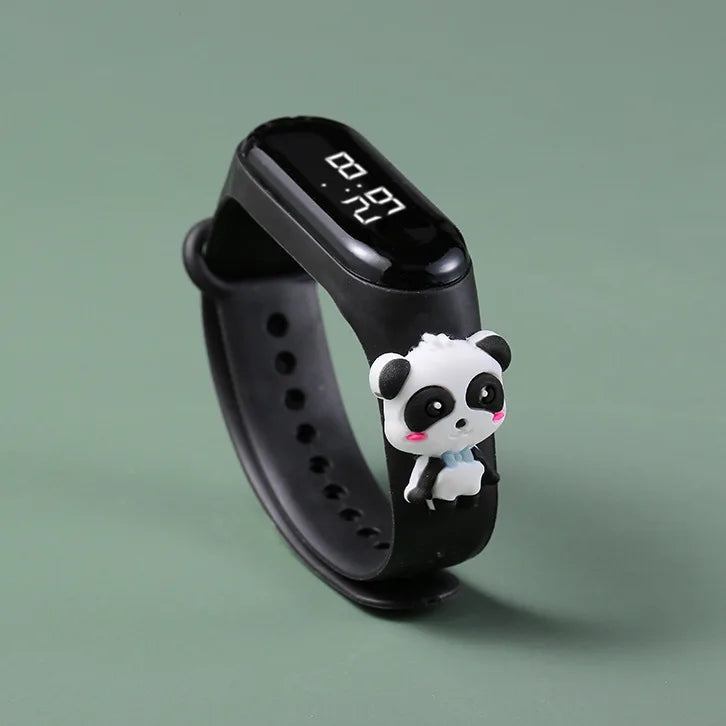 Fashion Mickey Children Watches For Girls Electronic Bracelet Sports Touch LED Spiderman Doll Kids Watch Women Waterproof Clock - Happy Bambino