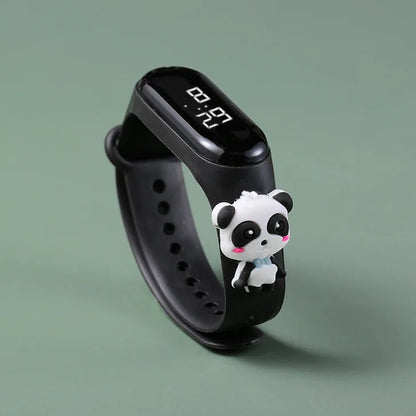 Fashion Mickey Children Watches For Girls Electronic Bracelet Sports Touch LED Spiderman Doll Kids Watch Women Waterproof Clock - Happy Bambino