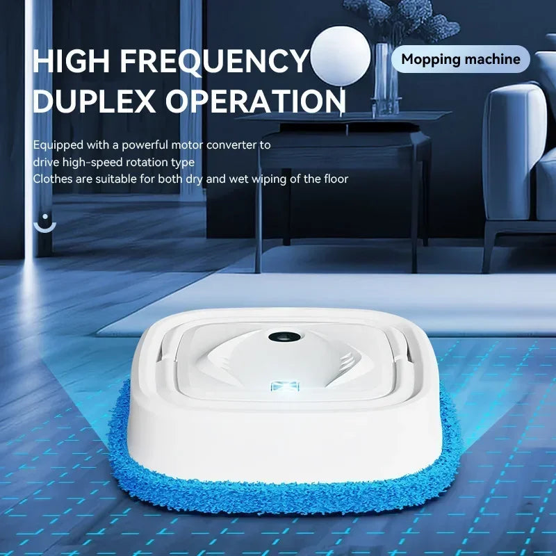 Electric Floor Mop Robot – USB Rechargeable Sweeper with Humidifier, Waxing & Hair Removal – Smart Cleaning for Home Floors