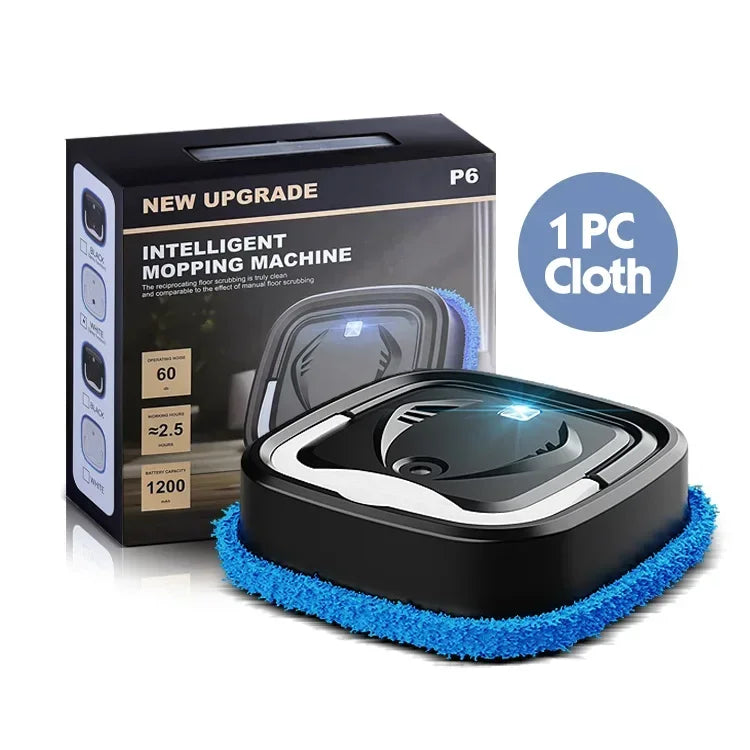 Electric Floor Mop Robot – USB Rechargeable Sweeper with Humidifier, Waxing & Hair Removal – Smart Cleaning for Home Floors