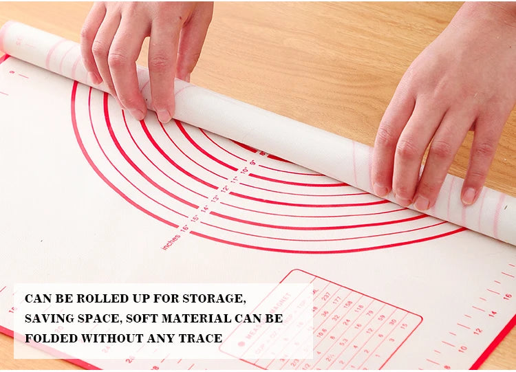 1PCS Kneading Dough Mat Silicone Baking Mat Pizza Cake Dough Maker Kitchen Cooking Grill Gadgets Bakeware - Happy Bambino