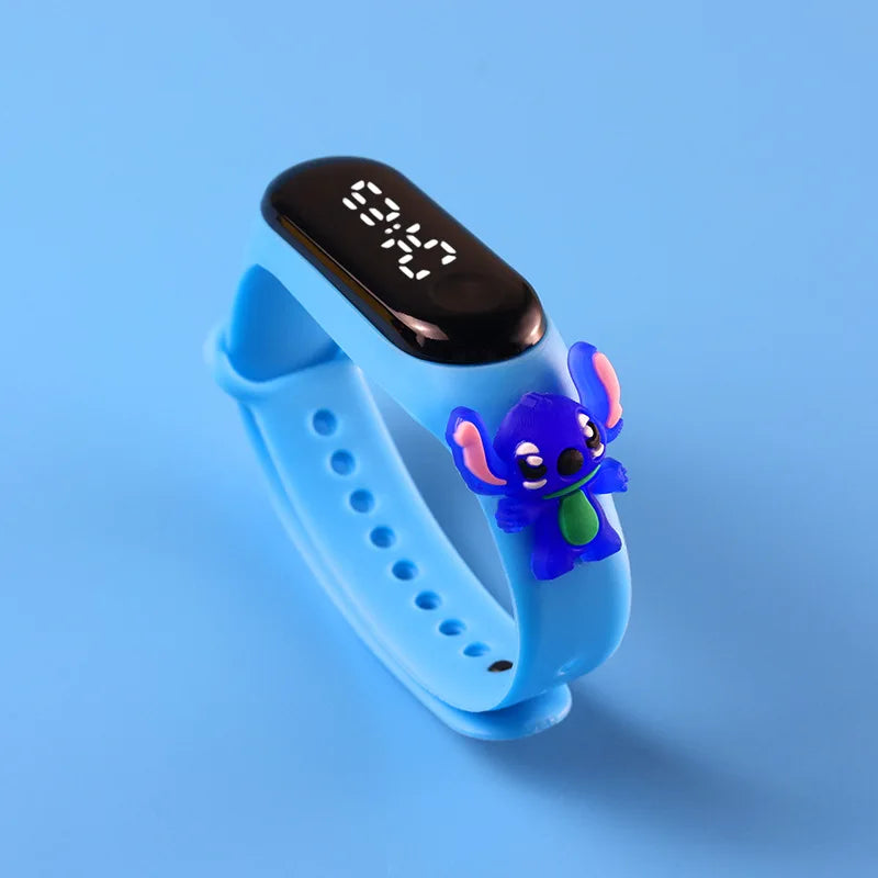 Fashion Mickey Children Watches For Girls Electronic Bracelet Sports Touch LED Spiderman Doll Kids Watch Women Waterproof Clock - Happy Bambino