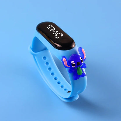 Fashion Mickey Children Watches For Girls Electronic Bracelet Sports Touch LED Spiderman Doll Kids Watch Women Waterproof Clock - Happy Bambino