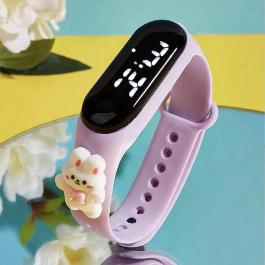 New Cartoon LED Figure Watch Children's Student Bracelet Watch Touch Electronic Watch - Happy Bambino
