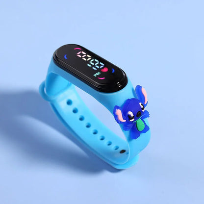 Fashion Mickey Children Watches For Girls Electronic Bracelet Sports Touch LED Spiderman Doll Kids Watch Women Waterproof Clock - Happy Bambino