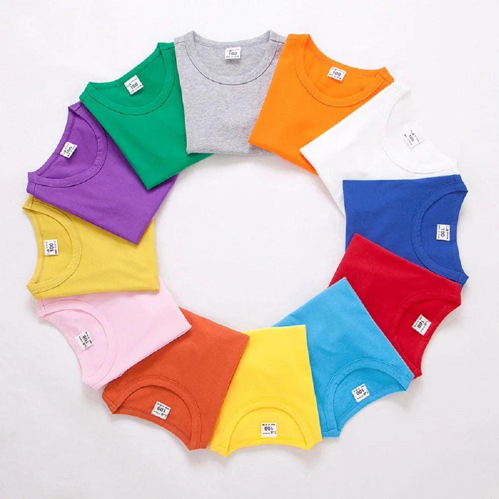 Toca Life World Children's T-shirt 100% Cotton Short Sleeve Tee-shirt Kawaii Cartoon Graphic Printing Tshirts Kids Summer Tops - Happy Bambino