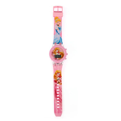 Flash Light Spiderman Kids Watches For Boys Cartoon Hello Kitty Mickey Children Watch Girls Student Clock Gifts free shipping - Happy Bambino