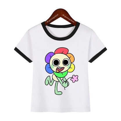 New T-Shirt For Boys/Girls Cartoon Dandys World Print T-Shirt Kids Fashion Trend Boys/Girls Universal Clothes Summer Baby Tshirt - Happy Bambino