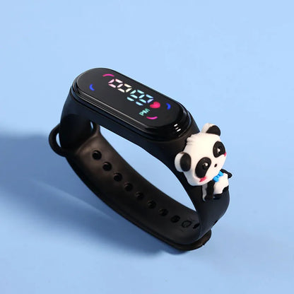 Fashion Mickey Children Watches For Girls Electronic Bracelet Sports Touch LED Spiderman Doll Kids Watch Women Waterproof Clock - Happy Bambino