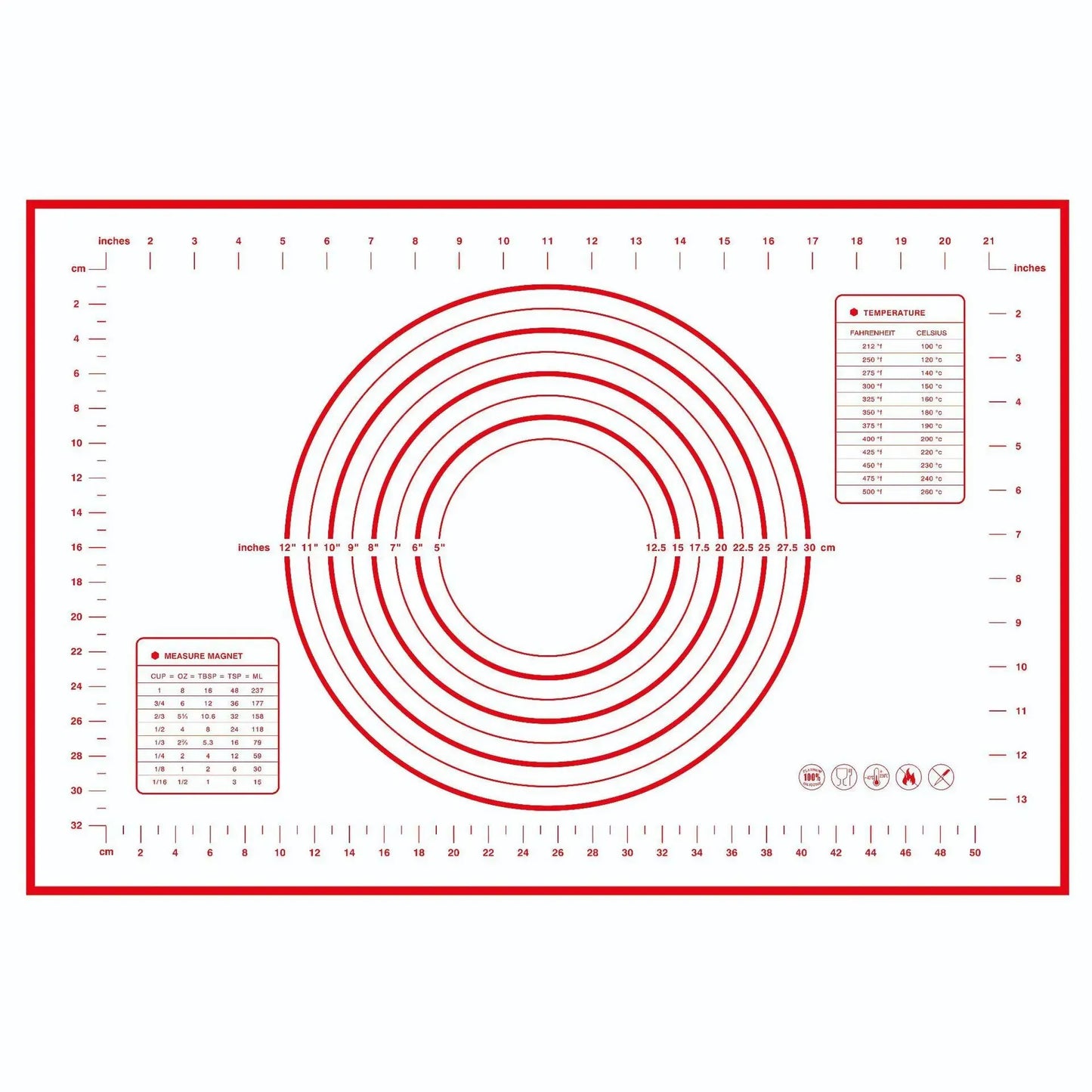 1PCS Kneading Dough Mat Silicone Baking Mat Pizza Cake Dough Maker Kitchen Cooking Grill Gadgets Bakeware - Happy Bambino