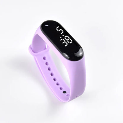 Fashion Mickey Children Watches For Girls Electronic Bracelet Sports Touch LED Spiderman Doll Kids Watch Women Waterproof Clock - Happy Bambino