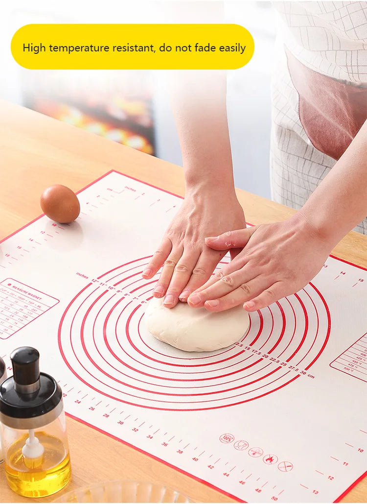 1PCS Kneading Dough Mat Silicone Baking Mat Pizza Cake Dough Maker Kitchen Cooking Grill Gadgets Bakeware - Happy Bambino