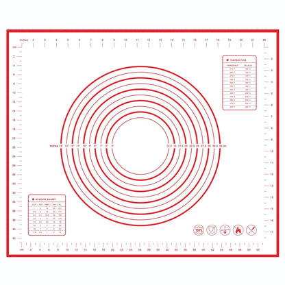 1PCS Kneading Dough Mat Silicone Baking Mat Pizza Cake Dough Maker Kitchen Cooking Grill Gadgets Bakeware - Happy Bambino