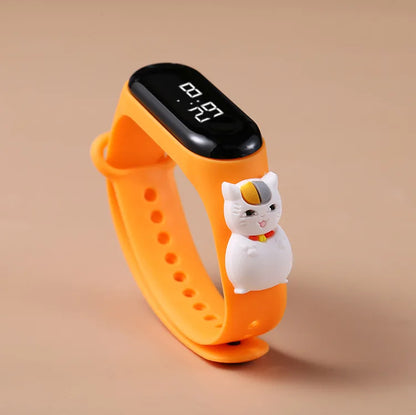 Fashion Mickey Children Watches For Girls Electronic Bracelet Sports Touch LED Spiderman Doll Kids Watch Women Waterproof Clock - Happy Bambino