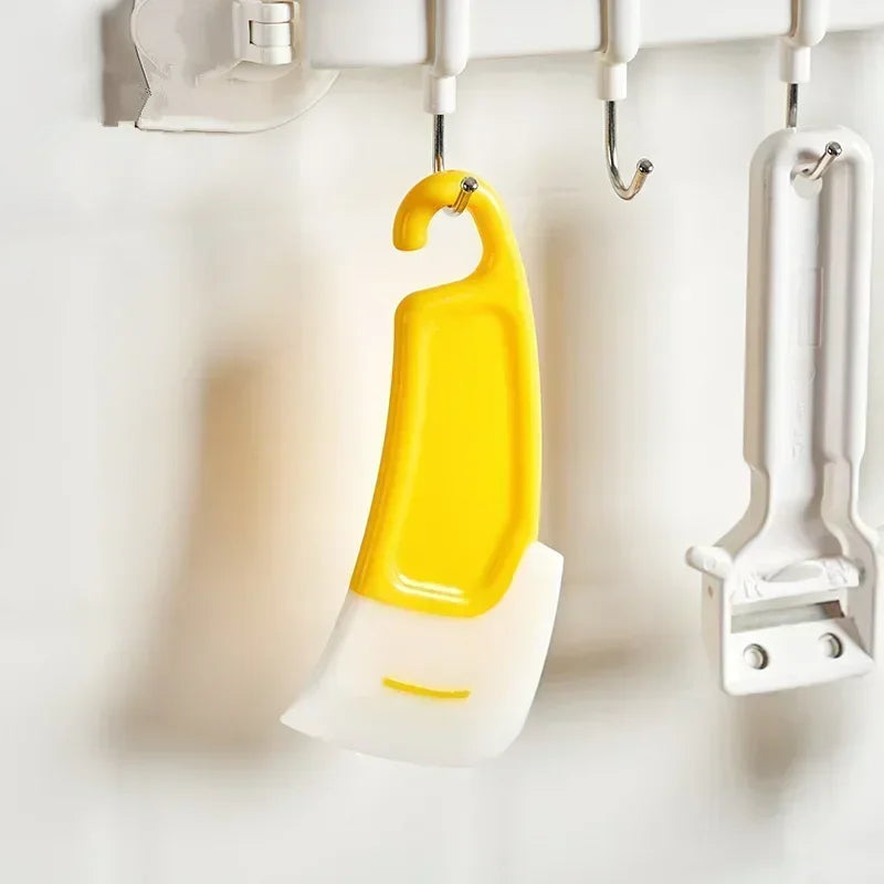 Cleaning Silicone Spatula Kitchen Scraper Soft Blade Scraper Brush Dirty Pan Pot Dishes Cleaner Tools Silicone Kitchen Utensils - Happy Bambino