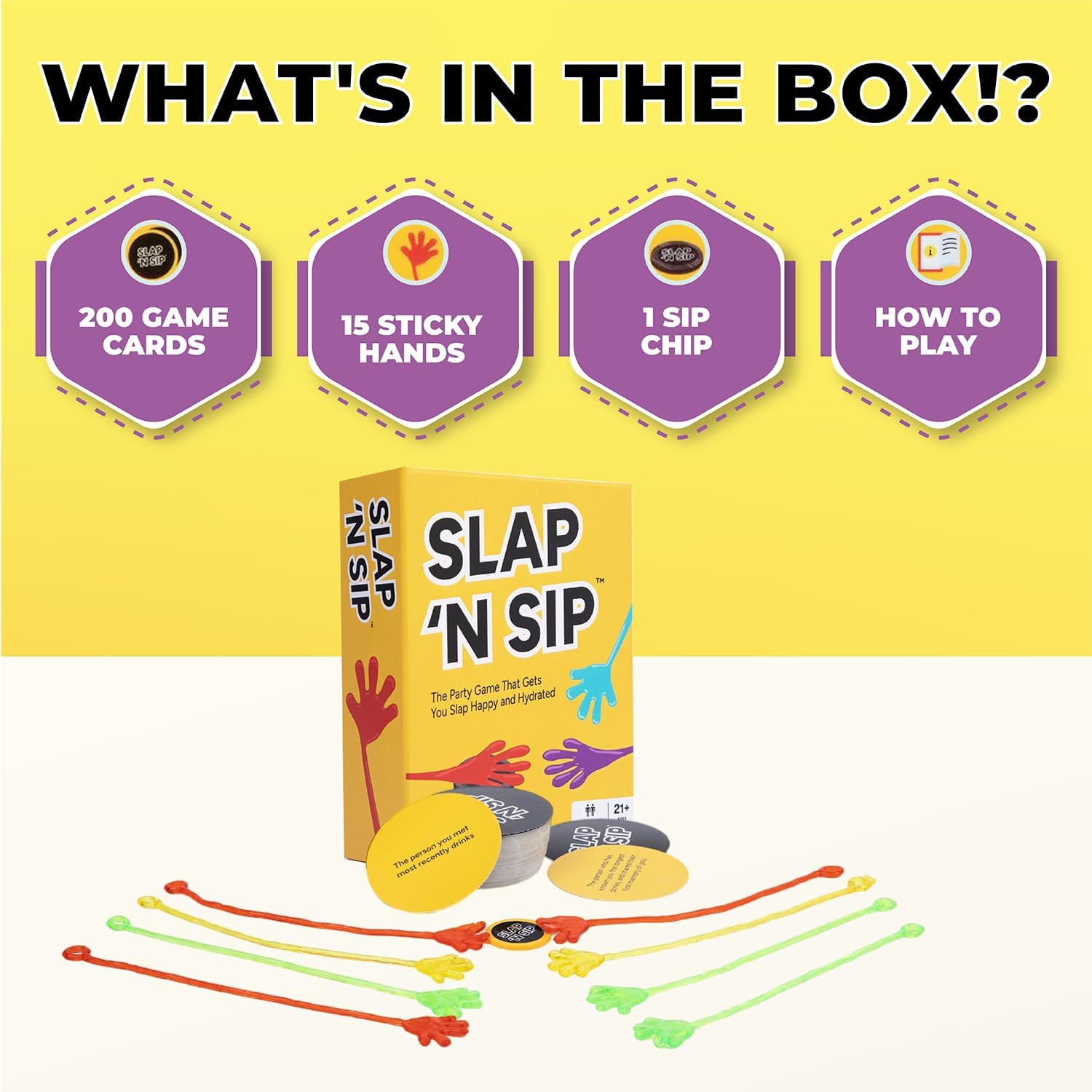 Slap 'N Sip – TikTok Drinking Game for Adults - Happy Bambino