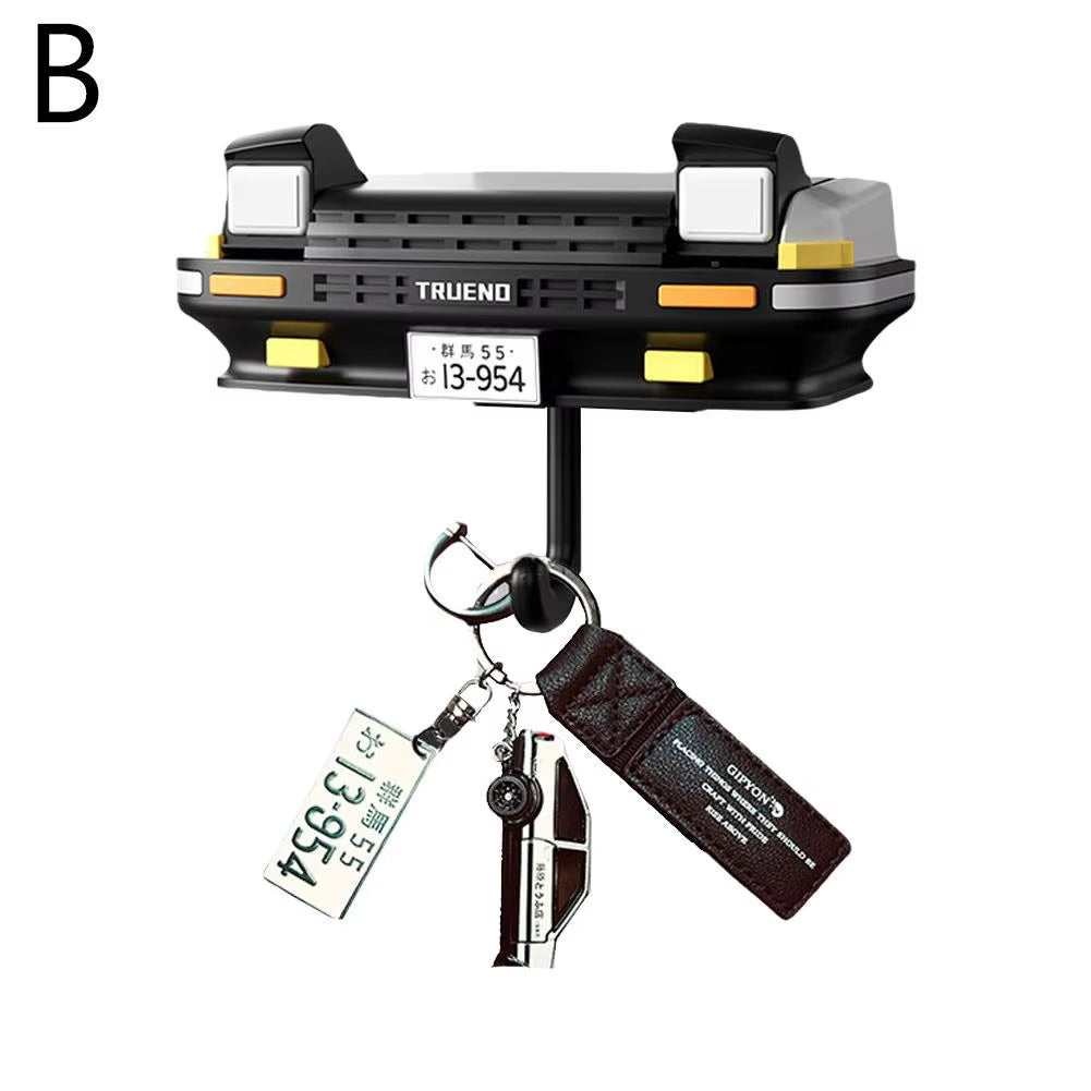AE86 Car Headlight Key Holder Decor Creative Senior Key Hanger Wall-Mounted Home Key Hooks Room Wall Decoration Enthusiasts Gift