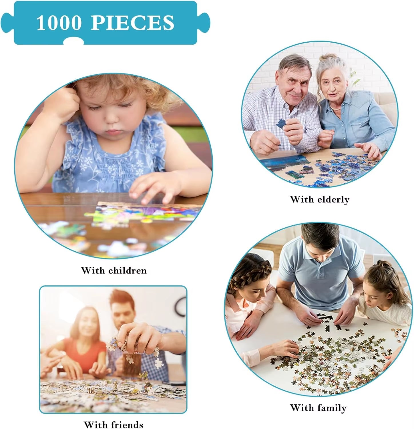 300/500/1000 Pieces Wooden Jigsaw Puzzle – San Francisco Trolley Landscape | Premium Puzzle for Adults, Families, and Kids | Perfect Gift for All Ages
