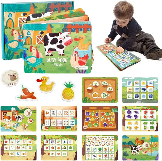 Montessori Entdeckerbuch für Kinder - Happy Bambino